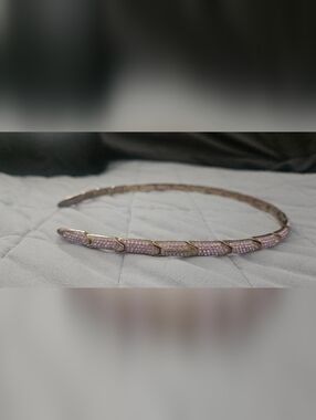 HENRI BENDEL /PINK SWAROVSKI HEADBAND